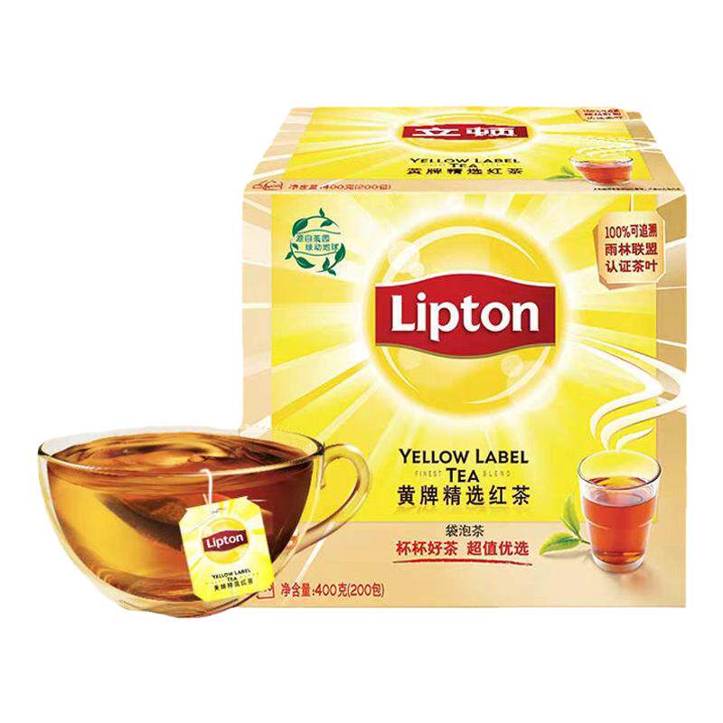 立顿红茶绿茶一次性袋泡茶