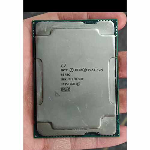 出Intel Xeon Platinum 8375C，主频2