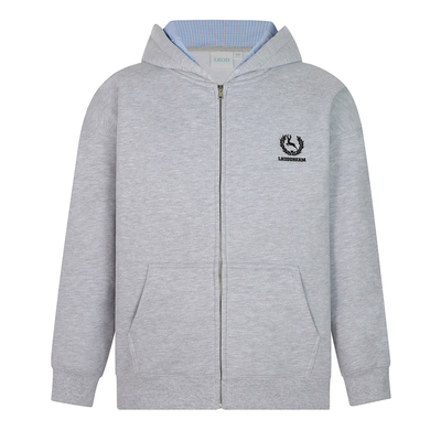 LKOD格子千鸟格加绒连帽卫衣