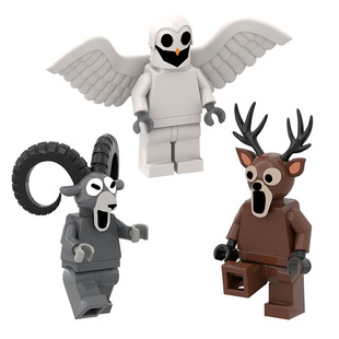 跨境新99 Nights in the Forest 森林中的99天夜游戏周边积木公仔