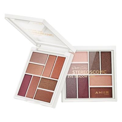AMIIR艾米尔八色立体眼影盘大地色珠光哑光大盘套装李佳琦推荐8色