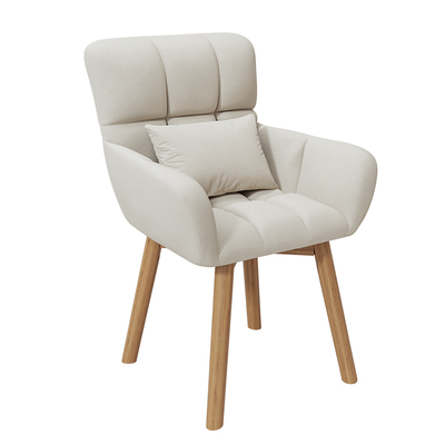 电脑椅舒适久坐实木靠背转椅