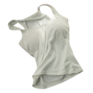 Kbra漫画胸加绒保暖背心女冬季吊带内搭小胸显大带胸垫一体打底衣