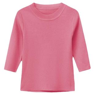 五分袖薄款针织衫夏季女装2026新款 小个子短款上衣冰丝半袖t恤女