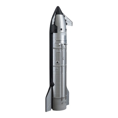 马斯克最新款Starship V3高精度S39星舰模型飞船模型精美收藏礼品