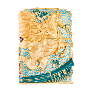 zippo正品打火机 马踏飞檐地坛文创联名官方情人节送男友新年礼物