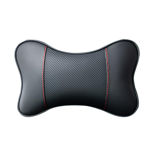 真皮汽车头枕护颈枕车载靠枕腰靠套装颈椎枕车用座椅枕头靠垫通用