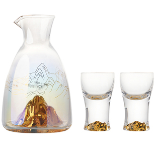 故宫 千里江山系列酒具套装 酒壶酒杯合家欢融故宫官方旗舰店