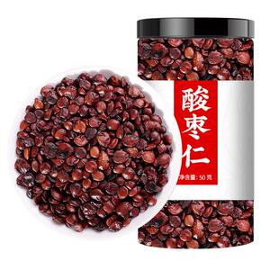 正宗酸枣仁正品旗舰店中药材可磨酸枣仁粉睡眠泡水睡不着喝什么茶