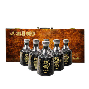 越雪酿生肖绍兴黄酒礼盒装半干型17陈年花雕酒 无焦糖色318ml*6瓶