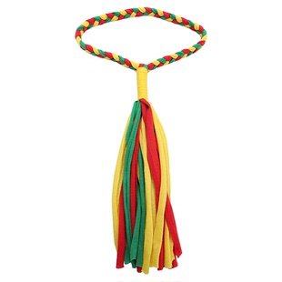 六一儿童节非洲鼓演出头饰民族风彩带头绳啦啦队头箍毕业表演发饰