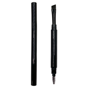 双头眉刷扁头便携迷你画眉螺旋刷眉毛刷带盖眉粉笔刷专用小刷子