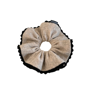 韩系高级感秋冬毛线针织大肠发圈女气质扎头发超大号头绳皮筋头饰