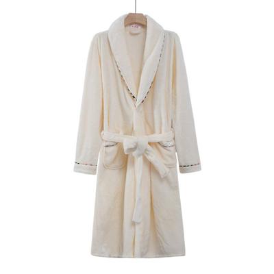 法兰绒情侣简约加厚保暖睡衣