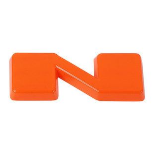 适用于福特烈马前车标贴BRONCO改装N字母装饰贴中网车标升级配件