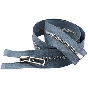 5号金属拉链衣服开口外套卫衣夹克开尾铜银齿皮衣拆分拉链头配件