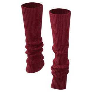 【新年限定】gigt极吉红色保暖堆堆袜女秋冬训练瑜伽袜运动长筒袜