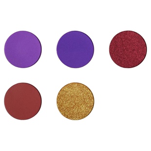 「79折送DIY磁吸盘 」DE'LANCI 5色自组单色眼影盘新款紫色眼影