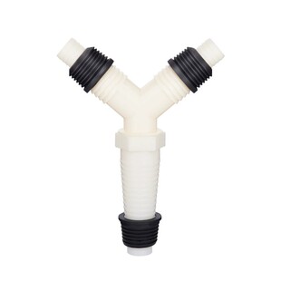 洗衣机排水管二合一Y型三头通下水道一拖二加长延长软管出水三通