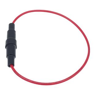 5*20保险管带线管座 保险丝座5*20卡式保险丝座 保险丝盒引线套管