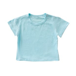 宝宝短袖纯棉a类夏季薄款男女童白色百搭简约无骨婴儿t恤半袖上衣