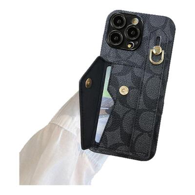 适用于realme真我12手机壳GT6手腕带11Ultra插卡套10Pro支架Neo6SE秋冬款Q3/Q5复古C3版小众XT高级6/7新年