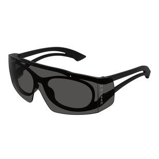 开云眼镜 McQueen男女同款一体式面罩前卫时尚太阳镜墨镜AM0489S