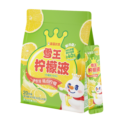 蜜雪冰城柠檬水浓缩柠檬液便携条装饮料冷泡冲饮