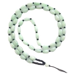 天然冰种 高档翡翠挂绳 珠链吊坠玉石项链玉佩玉珠玉坠珠子玉绳子