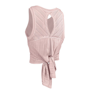 瑜伽罩衫无袖轻薄健身背心速干美背瑜伽罩衫长款运动无袖背心女薄