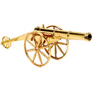 纯黄铜大炮摆件大炮模型装饰礼品公司店铺开业礼炮一炮而红装饰品