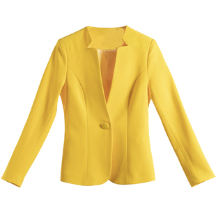 播音主持正装学生艺考上镜服装女小西装修身气质职业套装短款西服