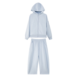 左西童装女童套装儿童运动卫衣外套裤子2026新款大童超好看两件套