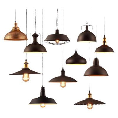 loft复古怀旧工业风餐厅铁艺吊灯