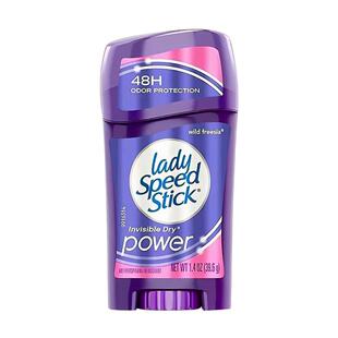 美国Lady Speed Stick香体止汗膏固体香水腋下持久清新干爽除臭