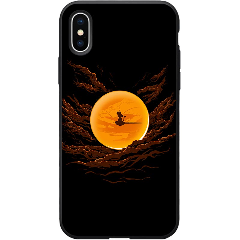 悟空七龙珠iPhone16玻璃14/12适用苹果15ProMax全包XS磨砂13手机壳华为/荣耀OPPO小米红米VIVO