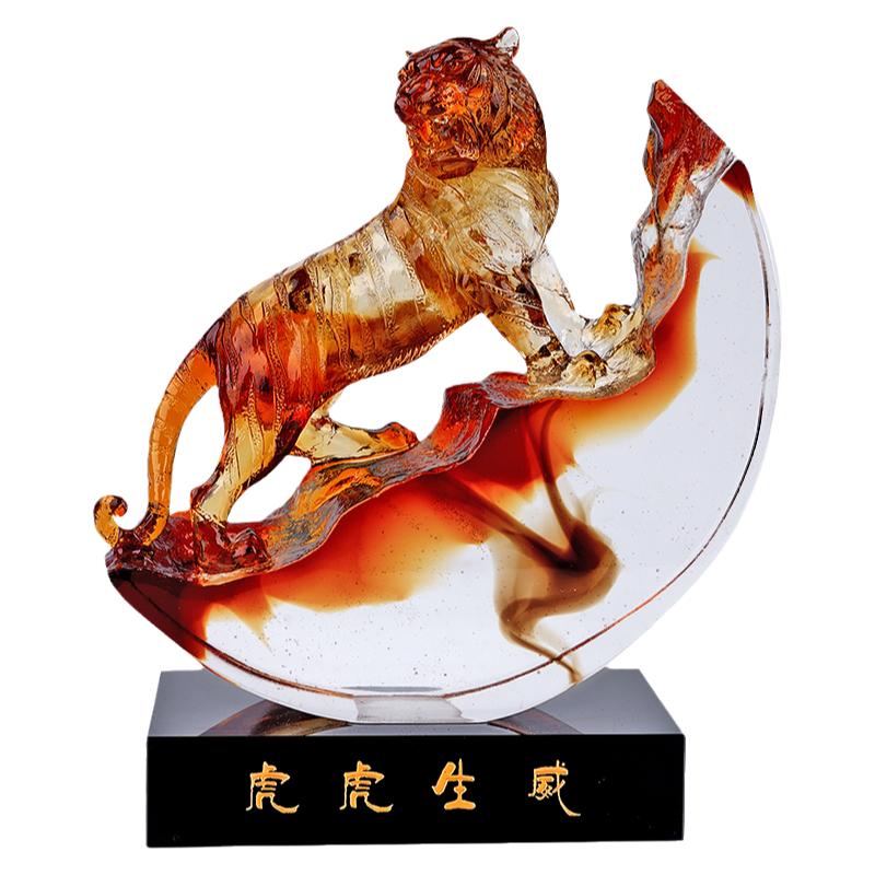 琉璃摆件生肖虎工艺礼品