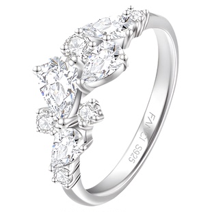 Fanci范琦紫藤花系列闺蜜对戒紫藤花戒指女38妇女节礼物送闺蜜