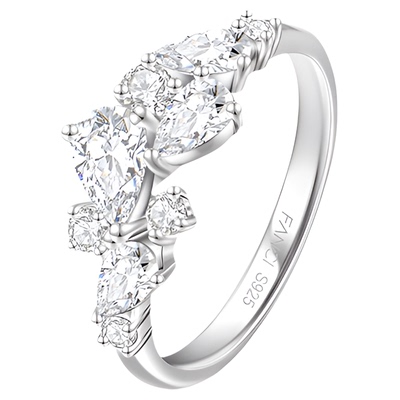 Fanci范琦女925银小众设计款戒指