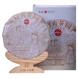 大沁白茶 2025年春茶新品 福鼎白茶寿眉饼 磻溪高山知青茶园