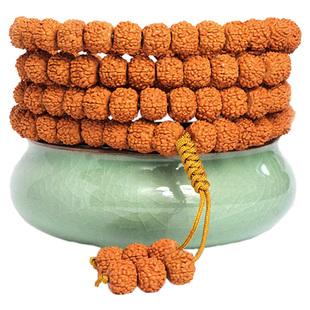 天然小金刚菩提子手串108颗佛珠项链男毛衣链龙麒纹麒麟手链文玩