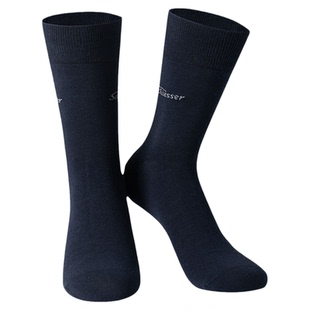 3双装SCHIESSER舒雅男士棉壳聚糖亲肤3A抗菌消臭中筒袜子男袜