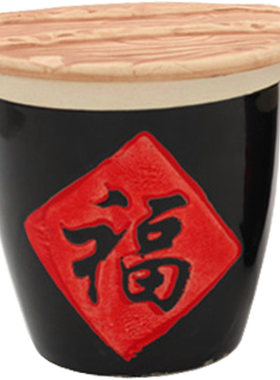 农家乐餐桌水缸陶瓷储物调料创意