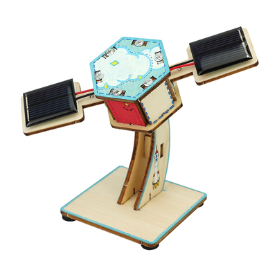 儿童玩具航空太阳能卫星手工材料