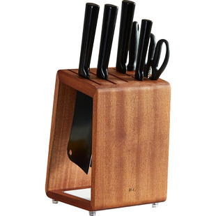 刀架置物架实木刀具收纳架家用刀座刀架子厨房菜刀架放刀架刀架座