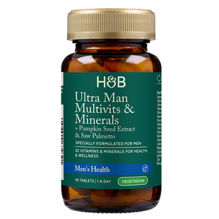 英国HB荷柏瑞男士复合维生素成人维生素多种营养保健官方正品