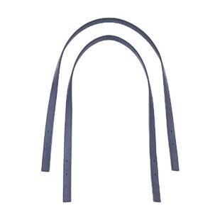 适用MK包带子真牛皮调节手提单肩带配件带海军蓝黑色替换单买维修