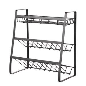 厨房调料置物架多层储物架台面多功能放调味料品油盐酱醋收纳架子