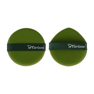 Brainbow6片装粉扑气垫双面干湿两用粉底液上妆专用超软海绵粉扑