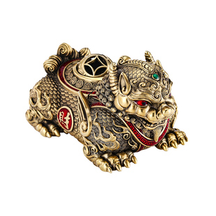 zippo正品打火机 聚财貔貅夜光官方旗舰店新年送男朋友情人节礼物